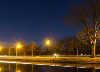 Iluminação publica com LED